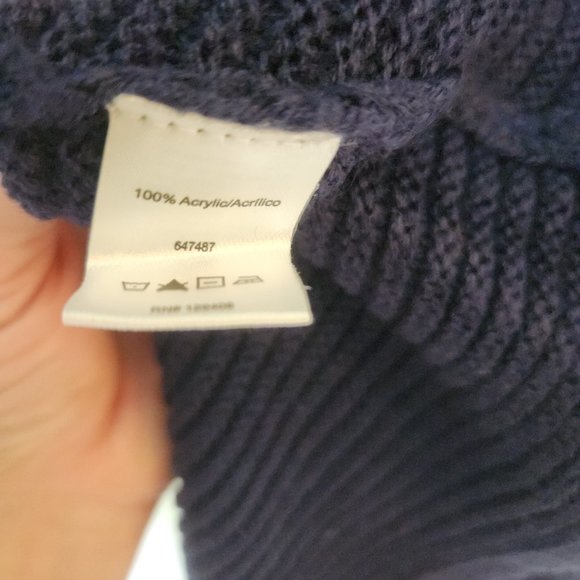 Venus Navy and Tan Sweater Dress - Size Medium - Picture 4 of 4